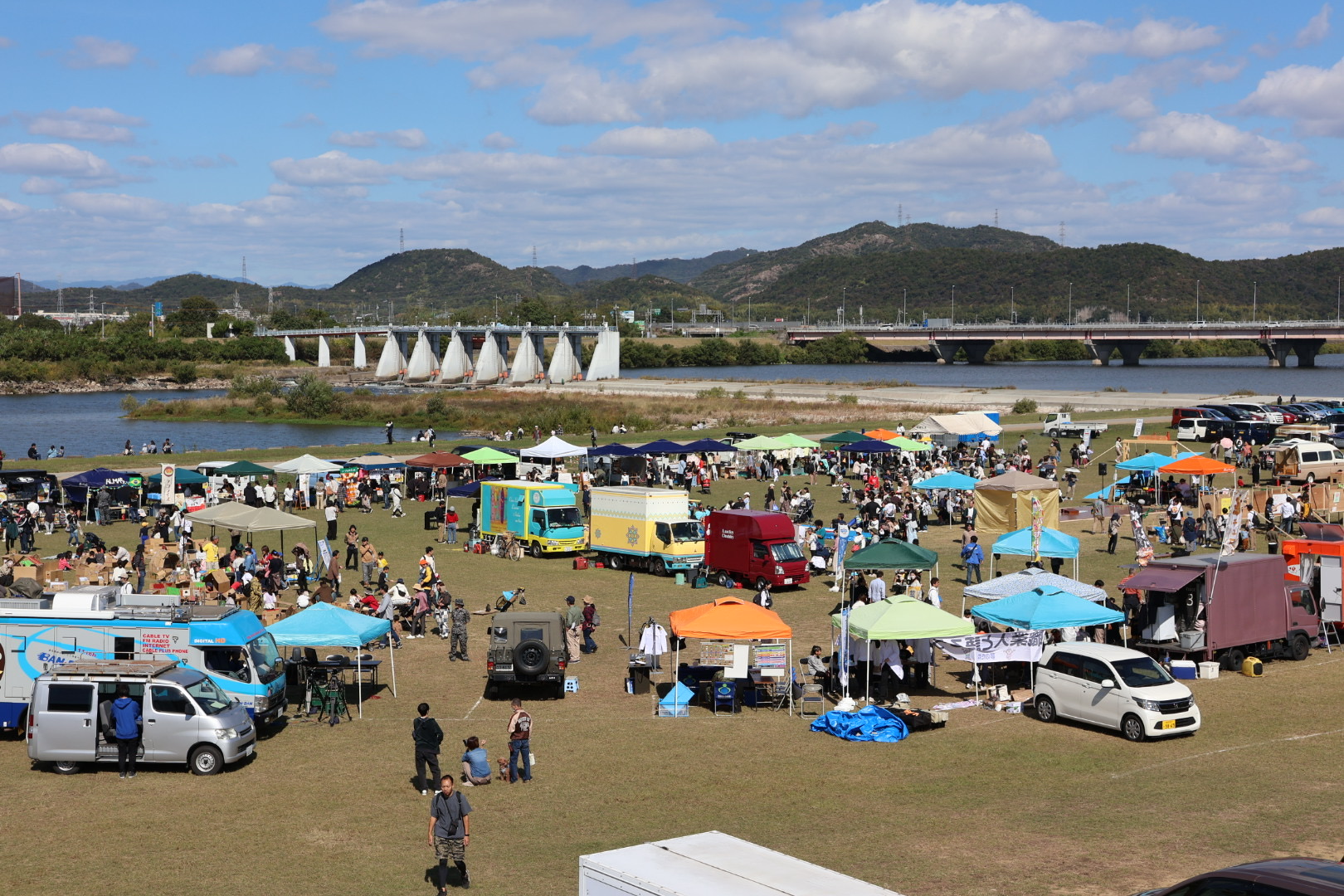 つくるとであう加古川河川敷